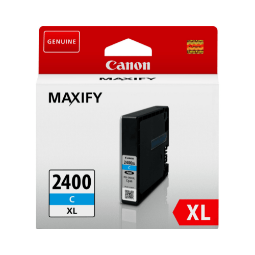 Canon PGI-2400XL C Cyan - Cartouche d'encre grande capacité Canon d'origine (9274B001AA)