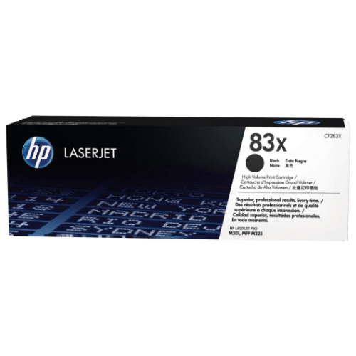 HP 83X Noir (CF283X) - Toner grande capacité HP LaserJet d'origine