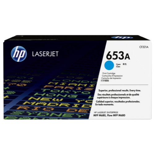 HP 653A Cyan (CF321A) - Toner HP LaserJet d'origine