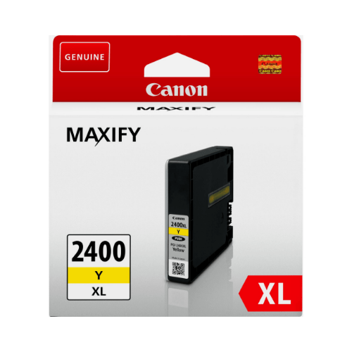 Canon PGI-2400XL Y Jaune - Cartouche d'encre grande capacité Canon d'origine (9276B001AA)