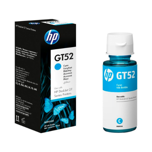 HP GT52 Cyan - Bouteille d'encre HP d'origine (M0H54AE)