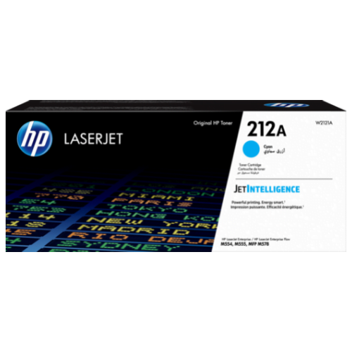 HP 212A Cyan - Toner HP LaserJet d'origine (W2121A)