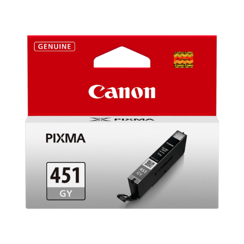 Canon CLI-451GY Gris - Cartouche d'encre Canon d'origine (6527B001AA)