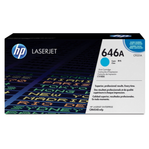 HP 646A Cyan (CF031A) - Toner HP LaserJet d'origine