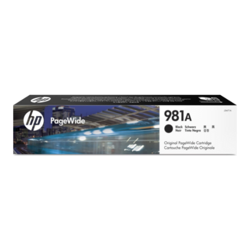 HP 981A Noir - Cartouche PageWide HP d'origine (J3M71A)