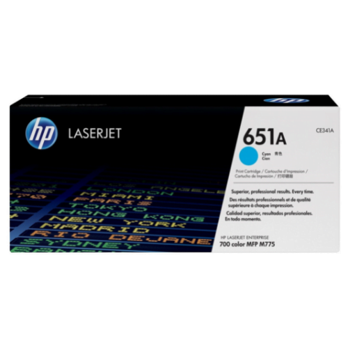 HP 651A Cyan (CE341A) - Toner HP LaserJet d'origine