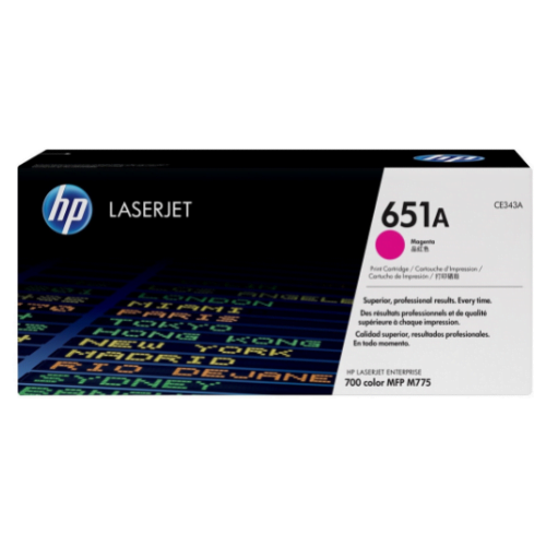 HP 651A Magenta (CE343A) - Toner HP LaserJet d'origine