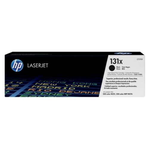 HP 131X Noir (CF210X) - Toner grande capacité HP LaserJet d'origine