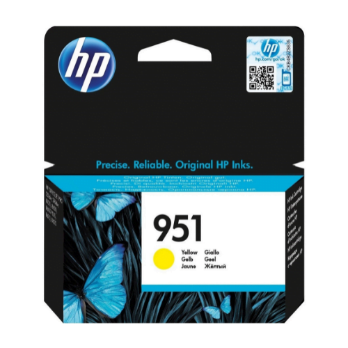 HP 951 Jaune - Cartouche d'encre HP d'origine (CN052AE)