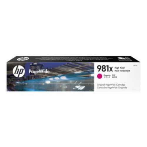 HP 981X Magenta - Cartouche PageWide grande capacité HP d'origine (L0R10A)