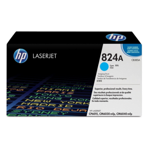 HP 824A Cyan (CB385A) - Tambour d'imagerie HP LaserJet d'origine