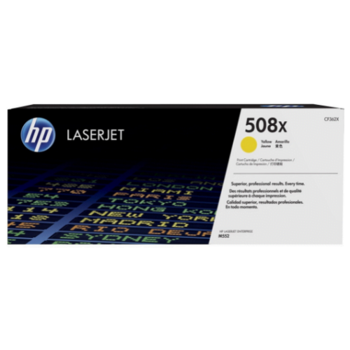 HP 508X Jaune (CF362X) - Toner grande capacité HP LaserJet d'origine