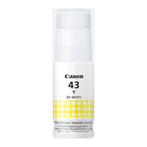 Canon GI-43Y Jaune - Bouteille d'encre Canon d'origine (4689C001AA)