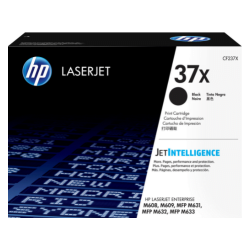 HP 37X Noir - Toner HP LaserJet d'origine à grande capacité (CF237X)