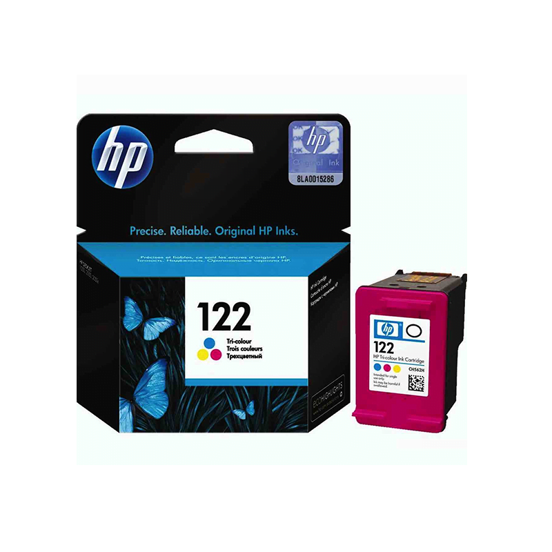 HP 122 trois couleurs - Cartouche d'encre HP d'origine (CH562HE)