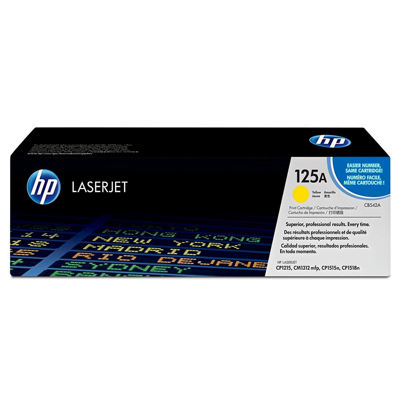 HP 125A Jaune (CB542A) - Toner HP LaserJet d'origine