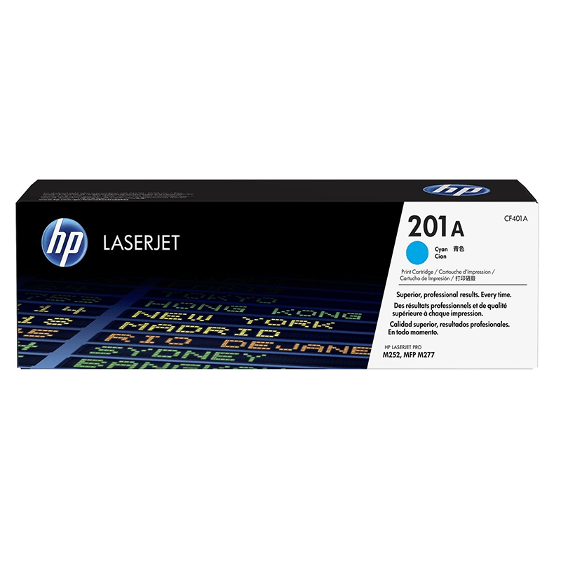 HP 201A Cyan (CF401A) - Toner HP LaserJet d'origine