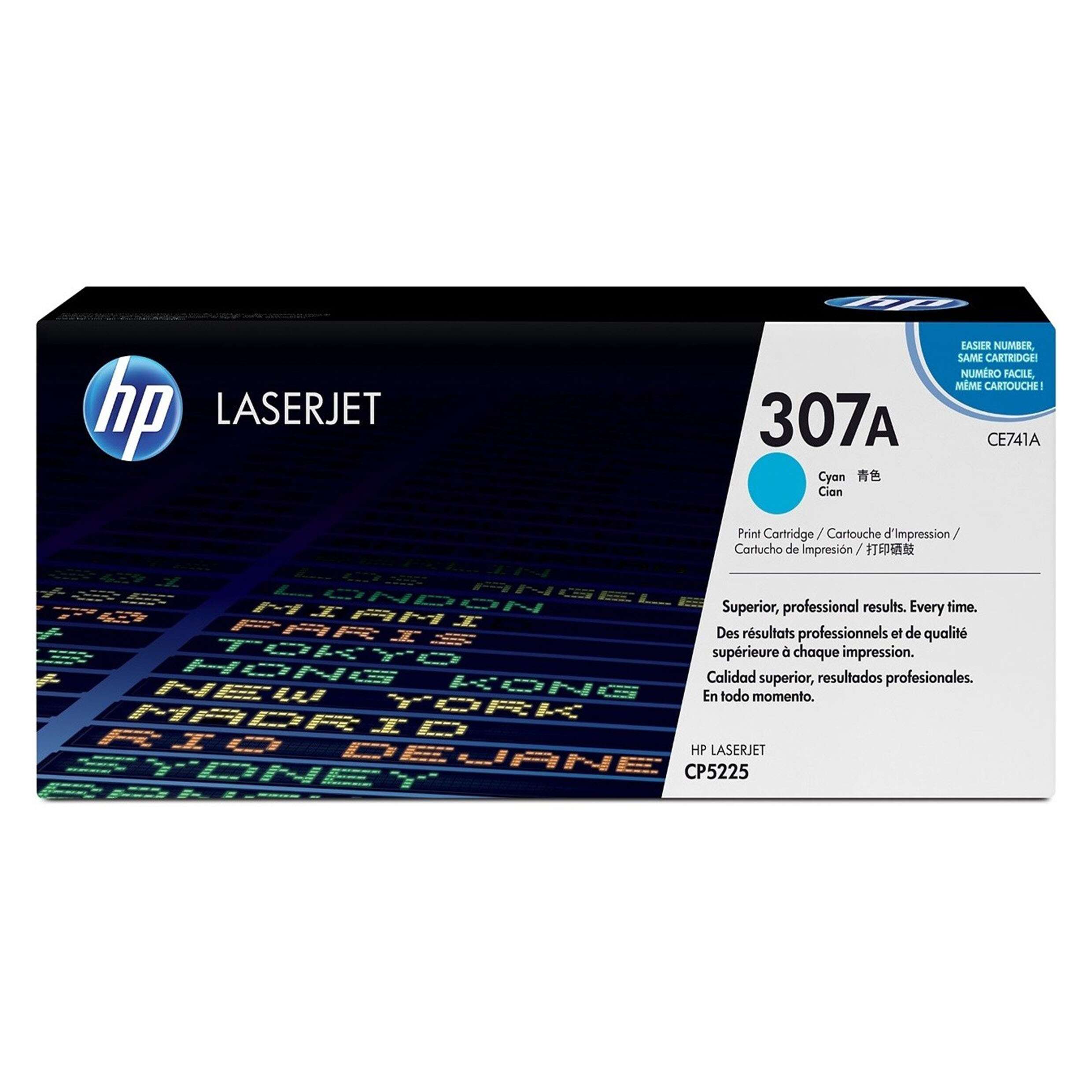 HP 307A Cyan CE741A - Toner LaserJet d'origine