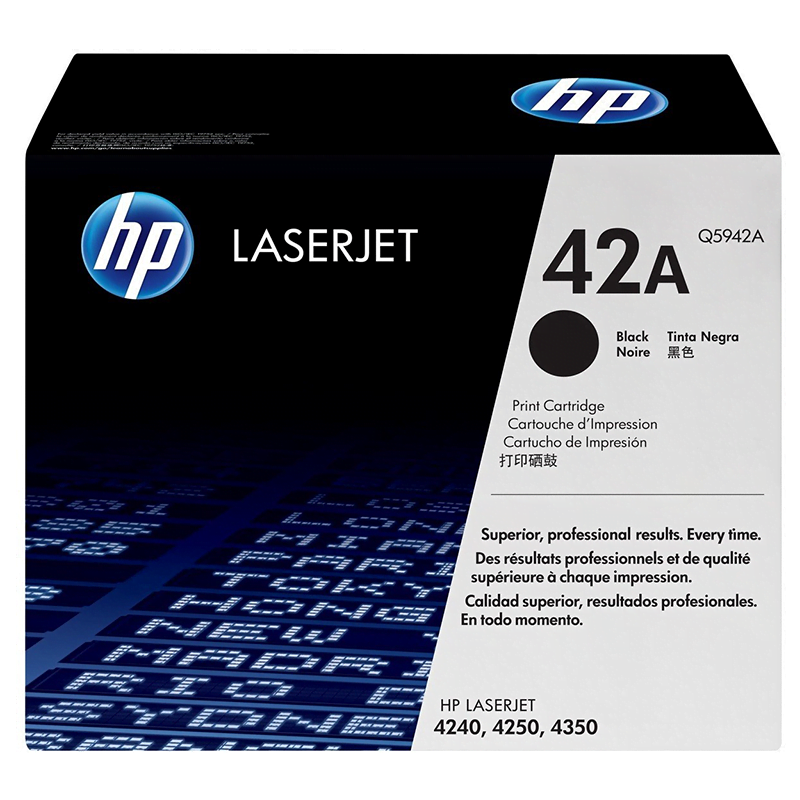 HP 42A Noir (Q5942A) - Toner HP LaserJet d'origine