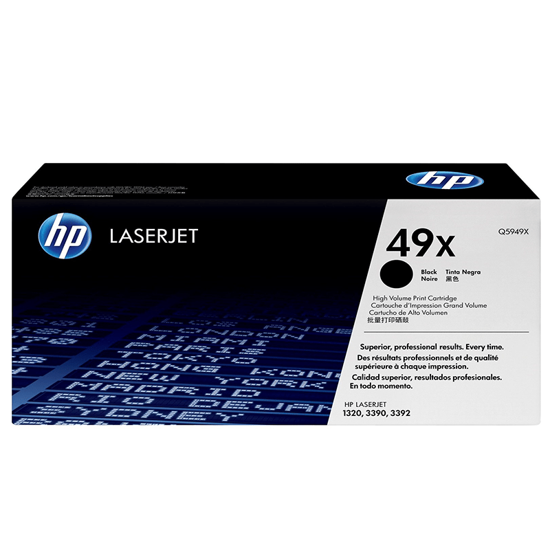 HP 49X Noir (Q5949X) - Toner grande capacité HP LaserJet d'origine