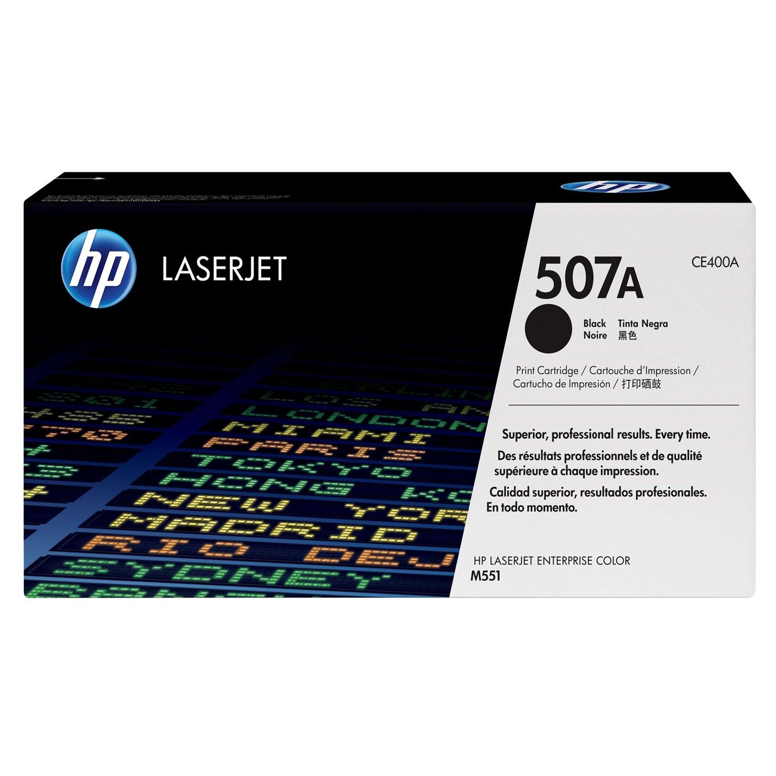 HP 507A Noir CE400A - Toner LaserJet d'origine