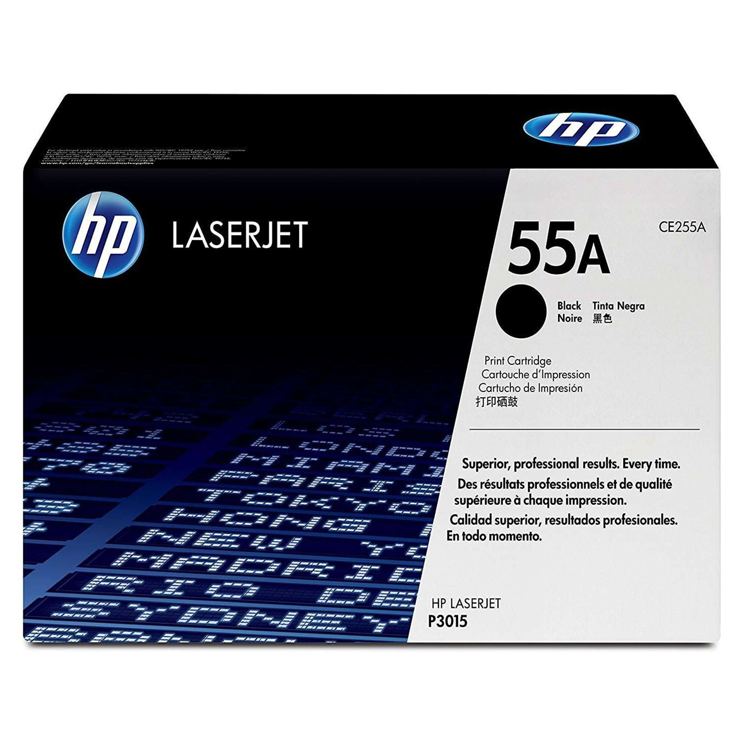 HP 55A Noir CE255A - Toner LaserJet d'origine