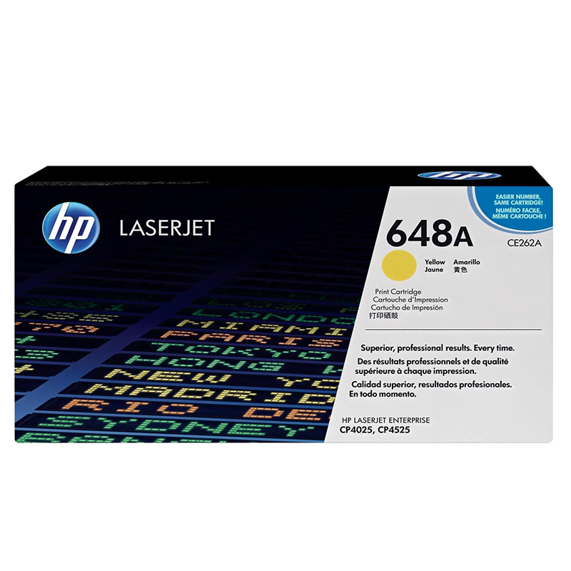 HP 648A Jaune (CE262A) - Toner HP LaserJet d'origine