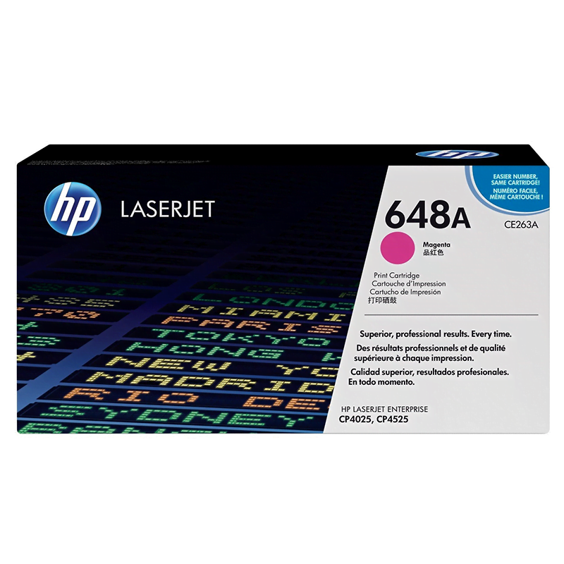 HP 648A Magenta (CE263A) - Toner HP LaserJet d'origine