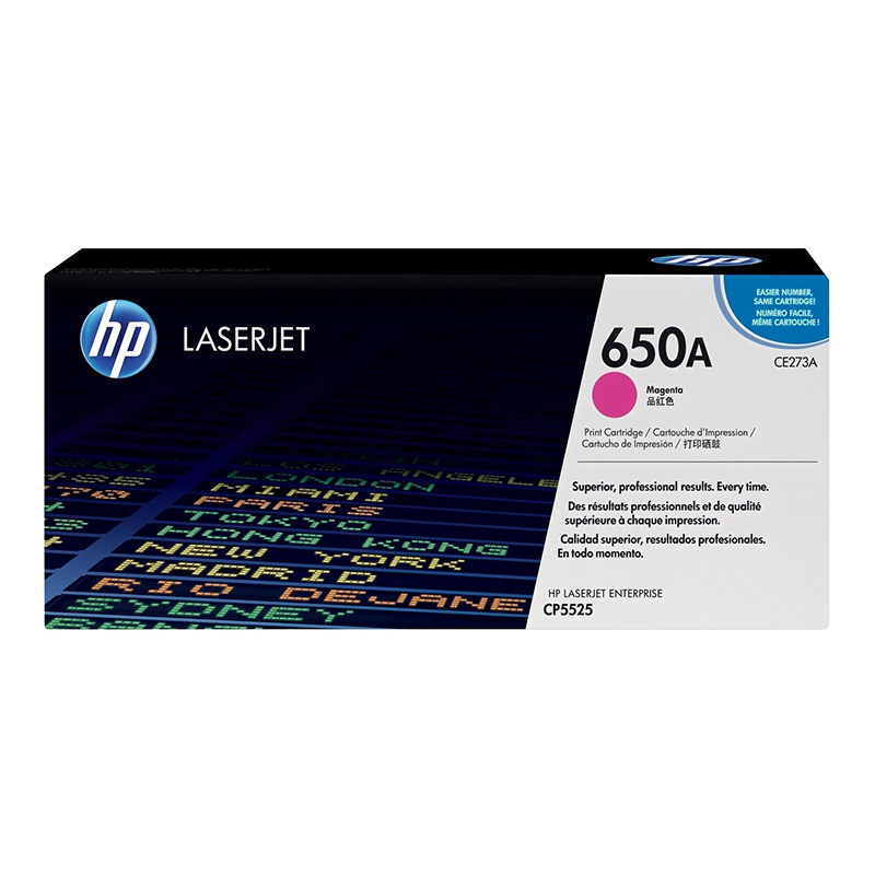 HP 650A Magenta (CE273A) - Toner HP LaserJet d'origine