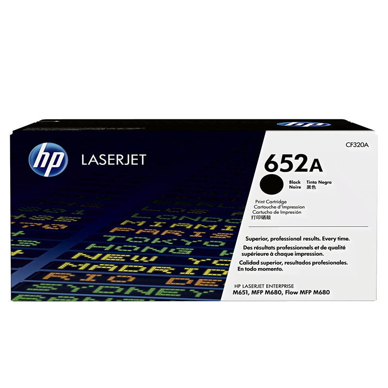 HP 652A Noir (CF320A) - Toner HP LaserJet d'origine