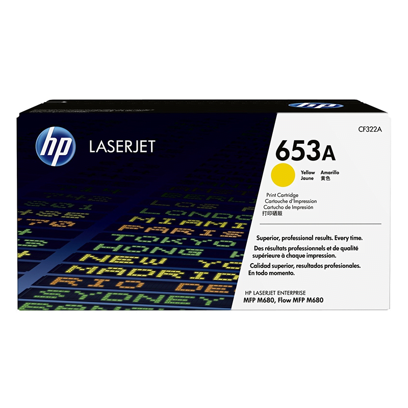 HP 653A Jaune (CF322A) - Toner HP LaserJet d'origine