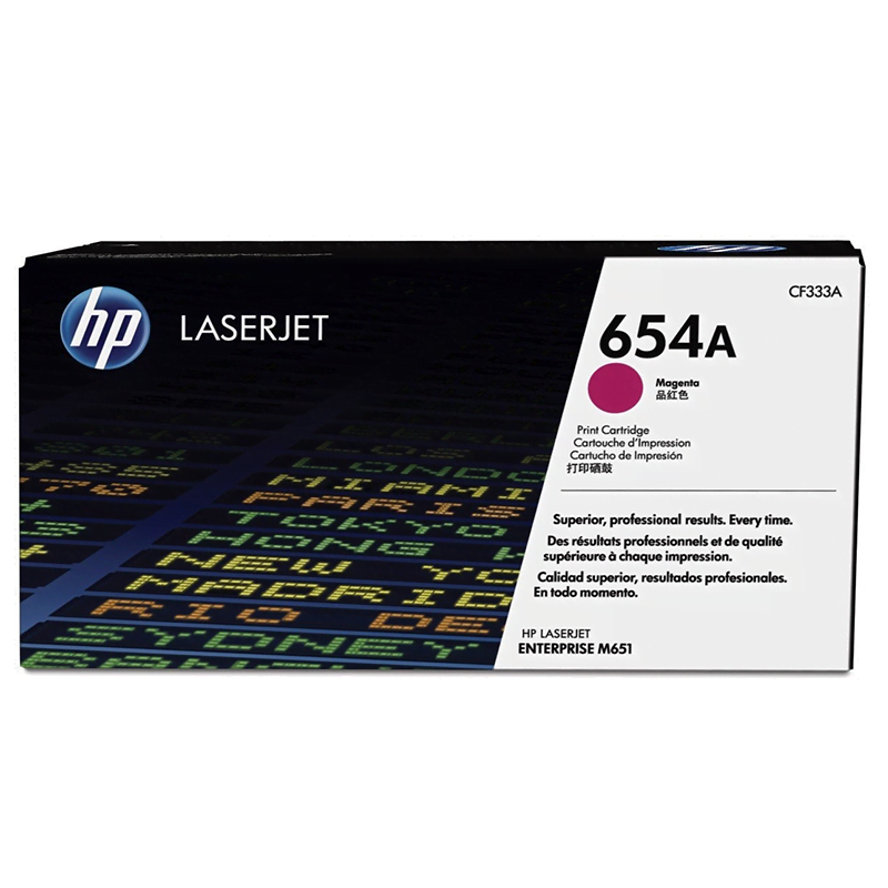 HP 654A Magenta (CF333A) - Toner HP LaserJet d'origine