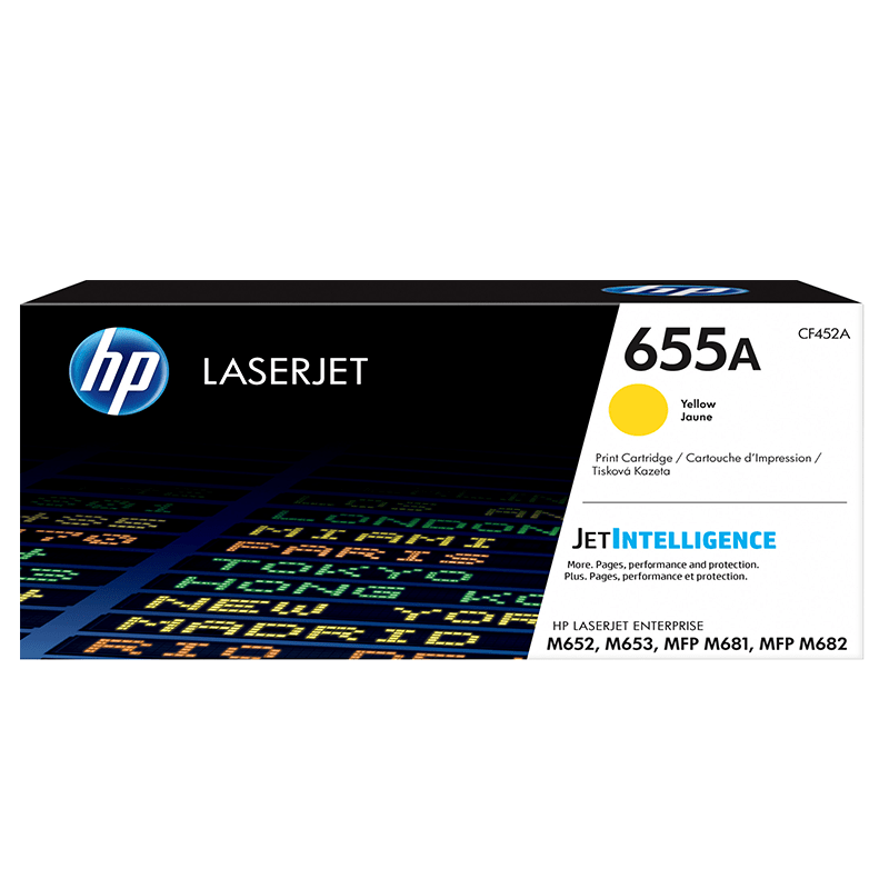 HP 655A Jaune (CF452A) - Toner HP LaserJet d'origine