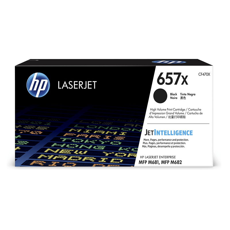 HP 657X Noir (CF470X) - Toner grande capacité HP LaserJet d'origine