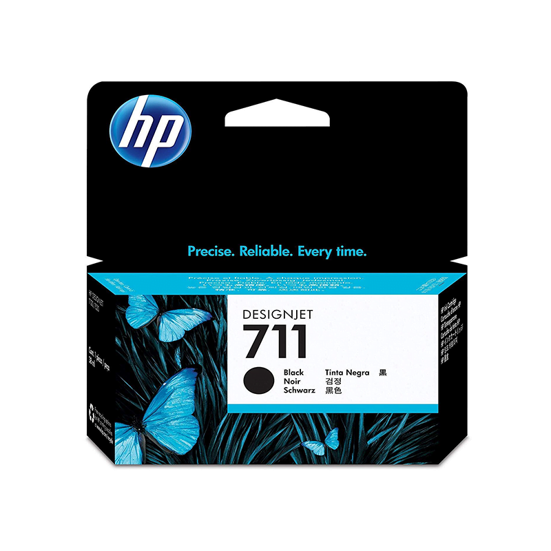 HP 711 Noir - Cartouche d'encre HP d'origine (CZ129A)