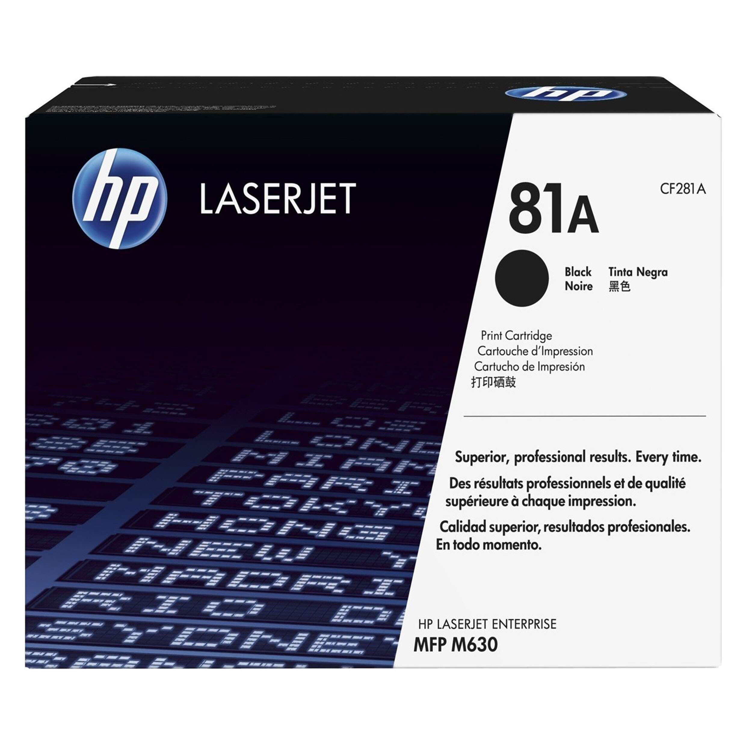 HP 81A Noir CF281A - Toner LaserJet d'origine