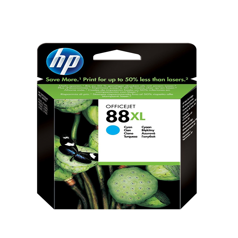 HP 88XL Cyan - Cartouche d'encre grande capacité HP d'origine (C9391AE)