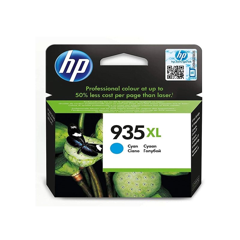 HP 935XL Cyan - Cartouche d'encre HP d'origine (C2P24AE)