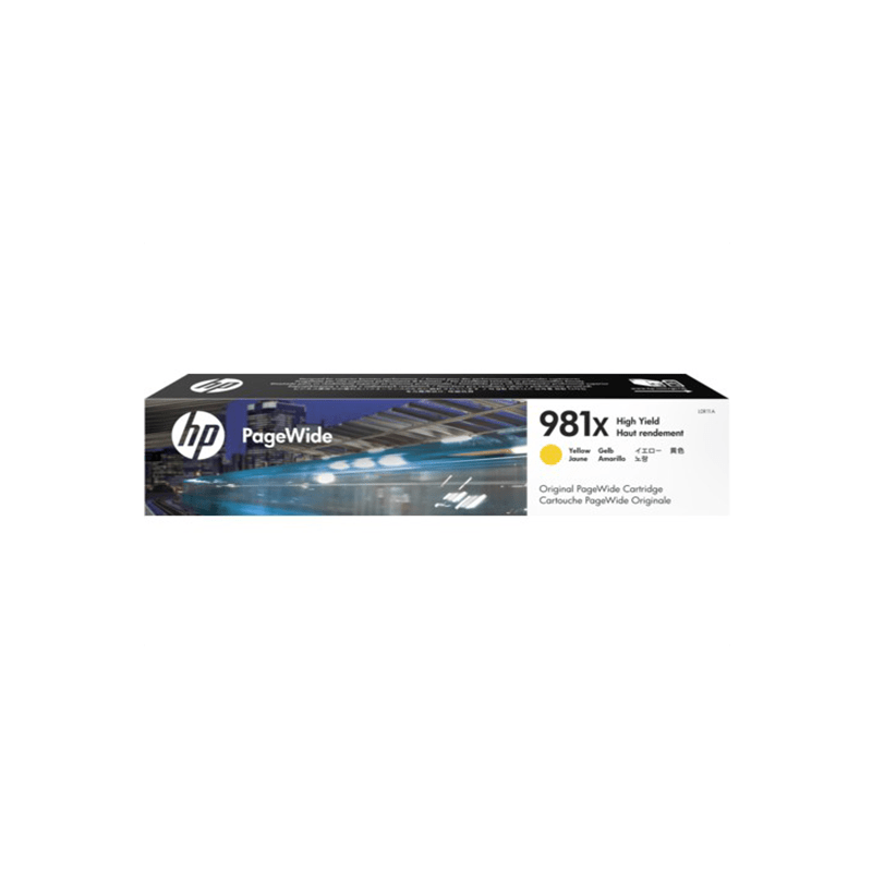 HP 981X Jaune - Cartouche PageWide grande capacité HP d'origine (L0R11A)