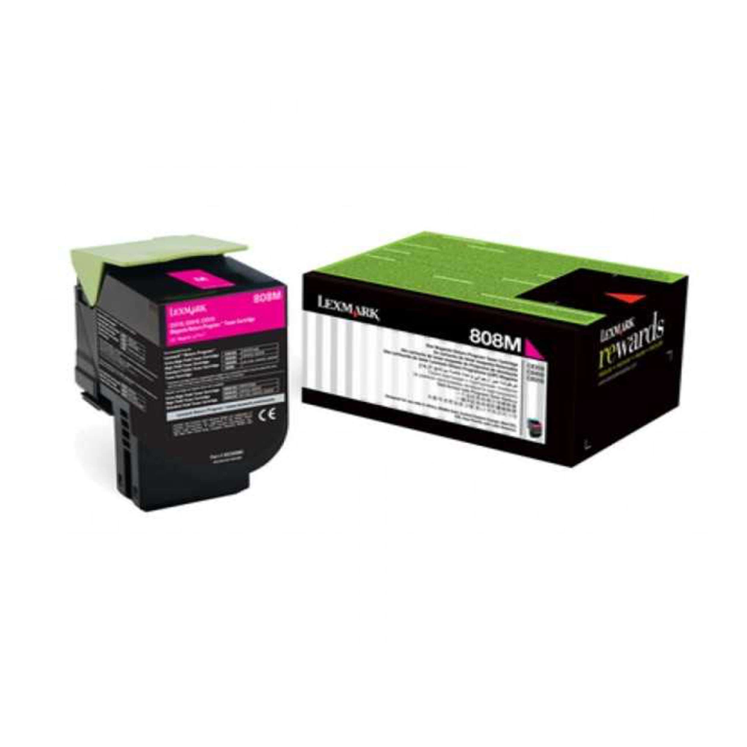 Lexmark 808M Magenta - Toner d'origine 80C80M0