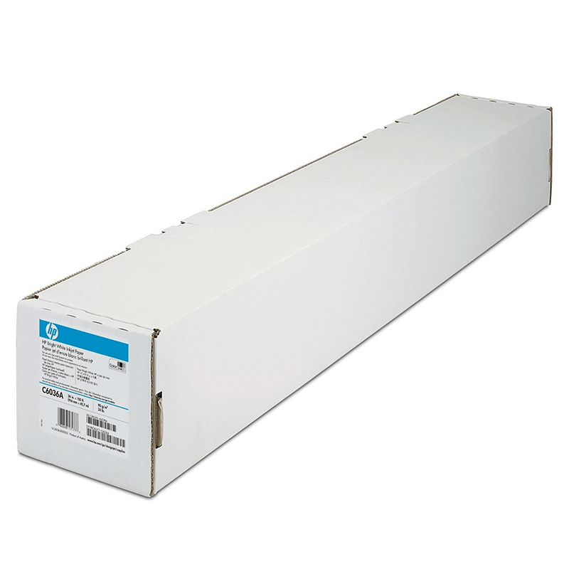 Papier jet d’encre blanc brillant HP (914 mm x 45