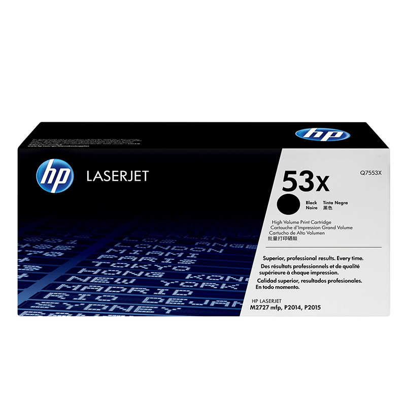 HP 53X Noir (Q7553X) - Toner grande capacité HP LaserJet d'origine