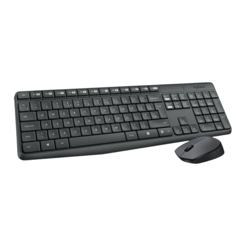 Clavier et souris sans fil Logitech MK235 (AZERTY Français) (920-007907)