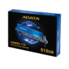 Disque Dur interne SSD ADATA LEGEND 710 PCIe Gen3x4 M.2 2280 (ALEG-710-512GCS)