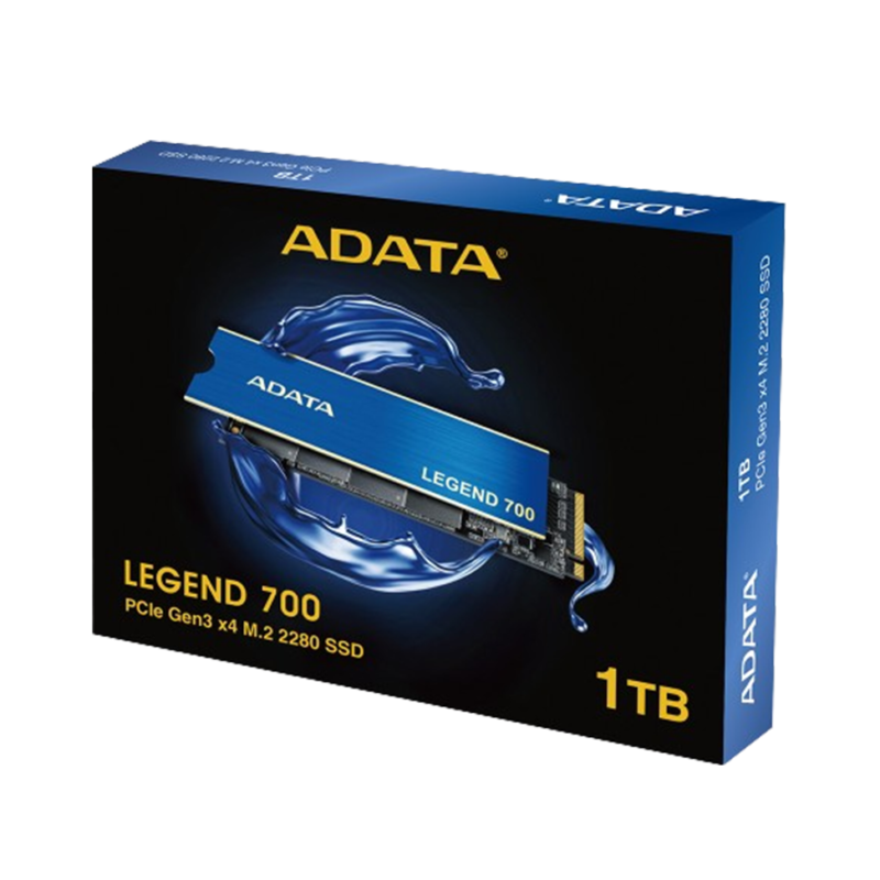 Disque Dur interne SSD ADATA LEGEND 700 PCIe Gen3 x4 M.2 2280 (ALEG-700-1TCS)