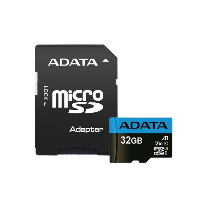 Carte Mémoire ADATA Micro 32GB SDHC Class 10 avec Adaptateur (AUSDH32GUICL10A1-RA1)