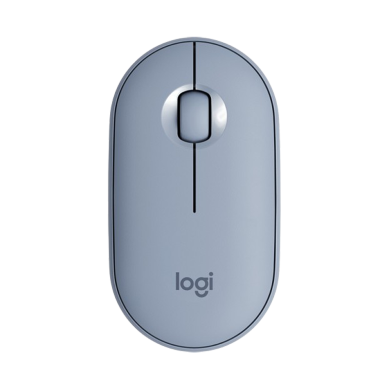 Souris sans fil Logitech Pebble M350 Bleu gris (910-005719)