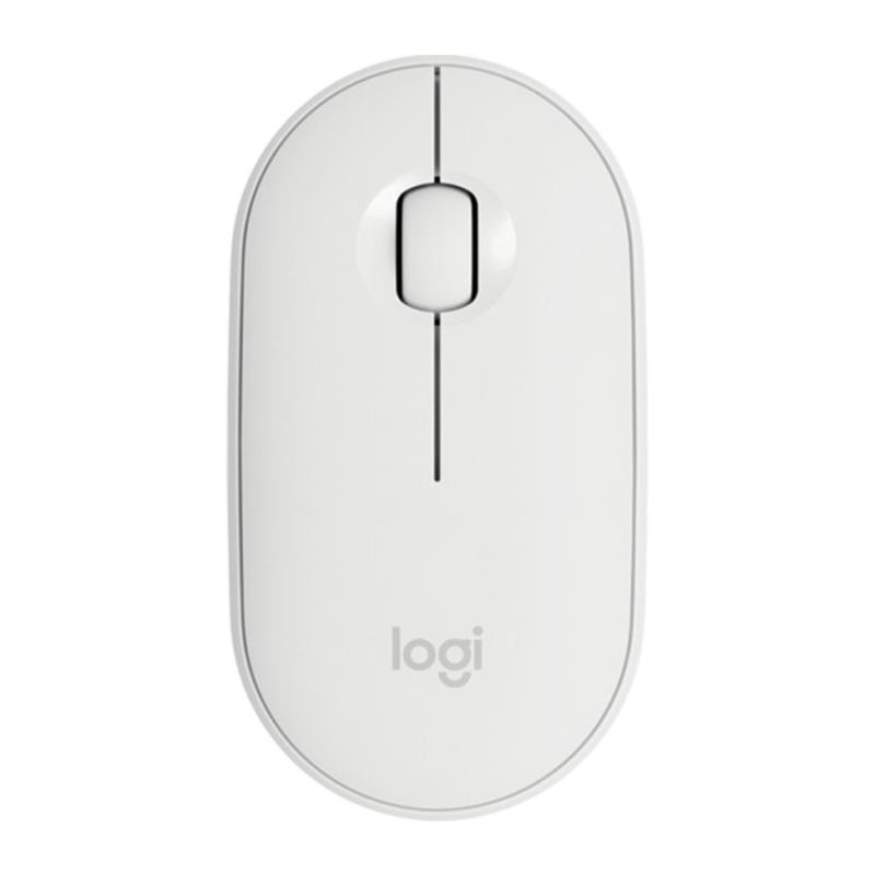 Souris sans fil Logitech Pebble M350 Blanc cassé (910-005716)