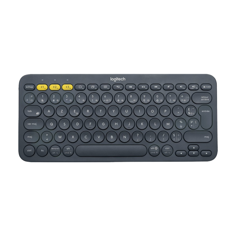 Clavier Bluetooth Multidispositif LOGITECH K380 Français (AZERTY) (920-007568)