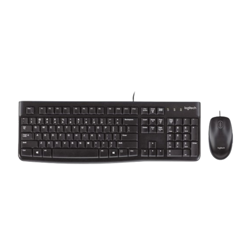 Logitech Desktop MK120 - Ensemble souris + clavier (AZERTY Français) (920-002539)